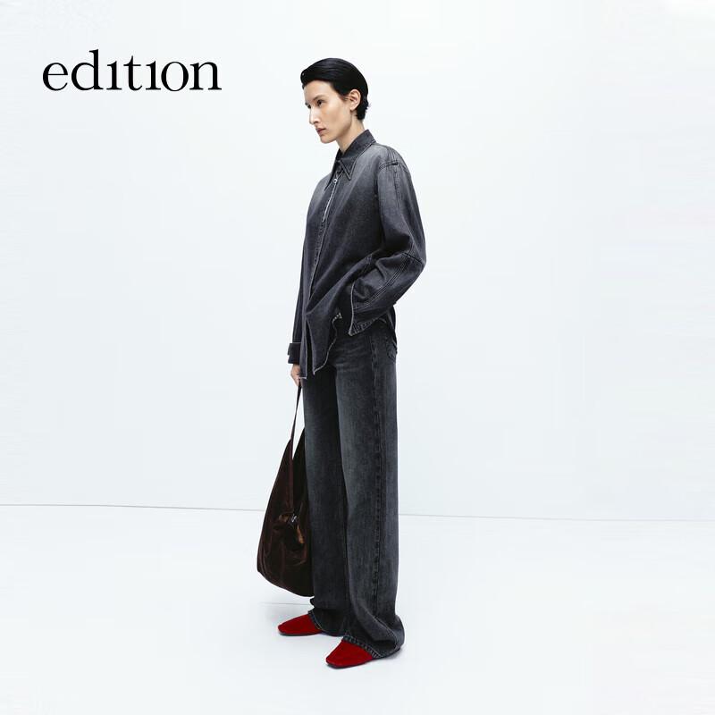 

Женская джинсовая куртка с градиентом L