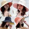 cotton bucket hat ladies summer sun protection panama hat double-sided sun hat fedora Caps outdoor fisherman hat beach hats