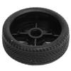 4 Pcs RC Car Tires LA0017 A86 Black 1cm Width 3cm Diameter Rubber Tire Replacement Part for LD?A86 Remote Control Car