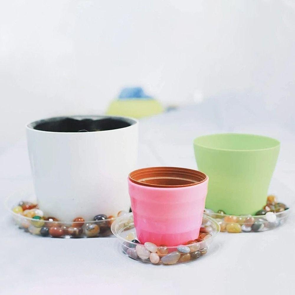 5pcs 6/8/10/12 Inch Drip Trays Round Plant Base Water Pan Plastic Flower Pot Tray  Potted Plant