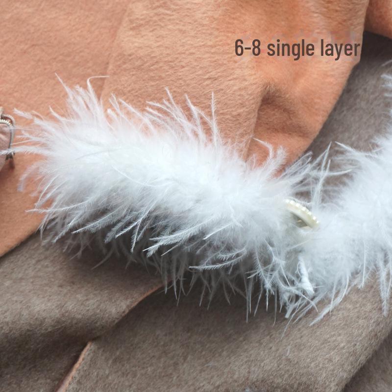 

Красочные полоски перьев страуса для создания танцевальных костюмов и аксессуаров своими руками