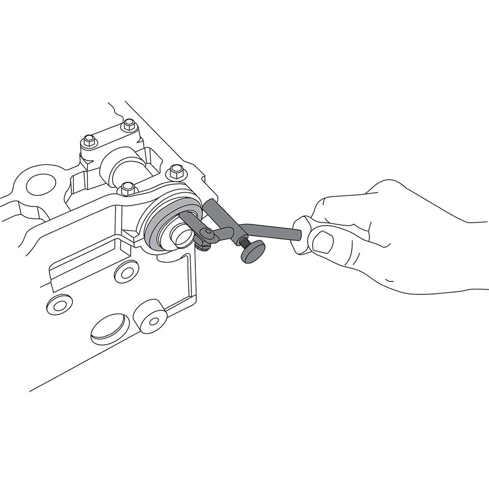 Shaft Type Seal Puller for Most Auto Motorcycles Replacement 58430 Seal Puller Engine Repair Mechanic Tool