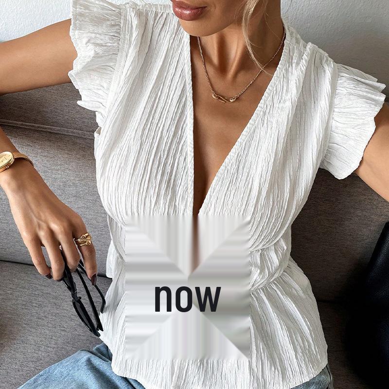 

2025 Лето Женский Кардиган с Коротким Рукавом и Бантом в Европейском и Американском Стиле S белый