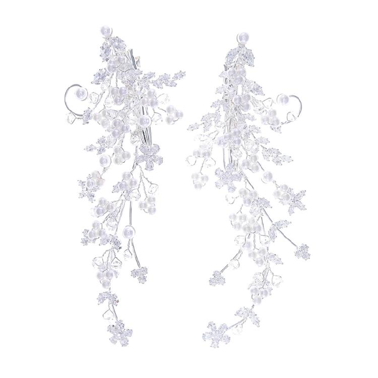 

Multi Purpose Pearls Hair Clip For Various Hairstyles Environmentally Safe Material No Slip Feature 1