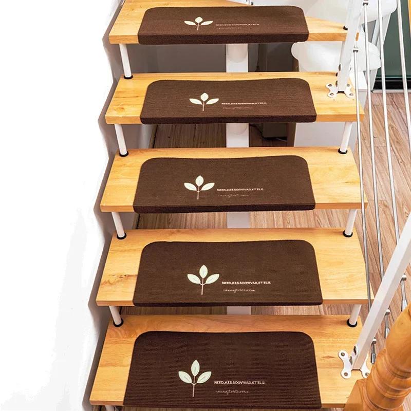 Hochwertige Rutschfeste Leuchtende Treppenstufenmatte Weich Selbstklebend Wasseraufnahme Treppenmatte Heimdekor Treppenboden Teppich