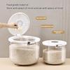 Versiegelter Haushalts-Reisbehälter, Insekten- und feuchtigkeitsdichte Küchen-Mehl-, Getreide-, Reis-Aufbewahrungsbox, Vorratsbehälter, 5kg/10kg/15kg