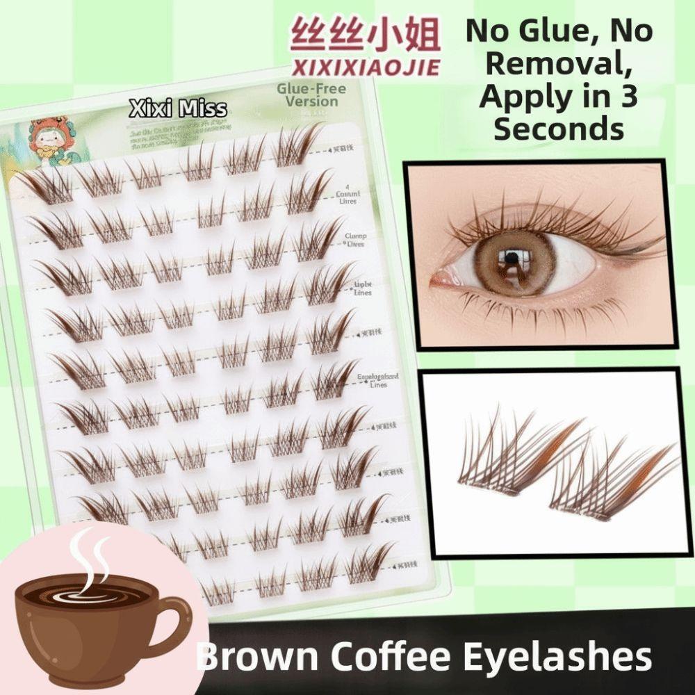 Gentle DIY Lashes Extension Lower 6MM Fox-Style Fake Eyelashes Self Adhesive False Eyelashes  Party