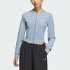 adidas Originals Spice Girls Serie Korsett Kapuzenjacke mit einfarbigem Logo Damenjacken Blau IX1906