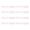 2/4/6/8Pcs Trust in God Rearview Mirror Stickers Strong Stickiness Waterproof Self Adhesive Car Decals Automotive Exterior Decals