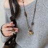 Women's Light Luxury Pony Pendant Necklace