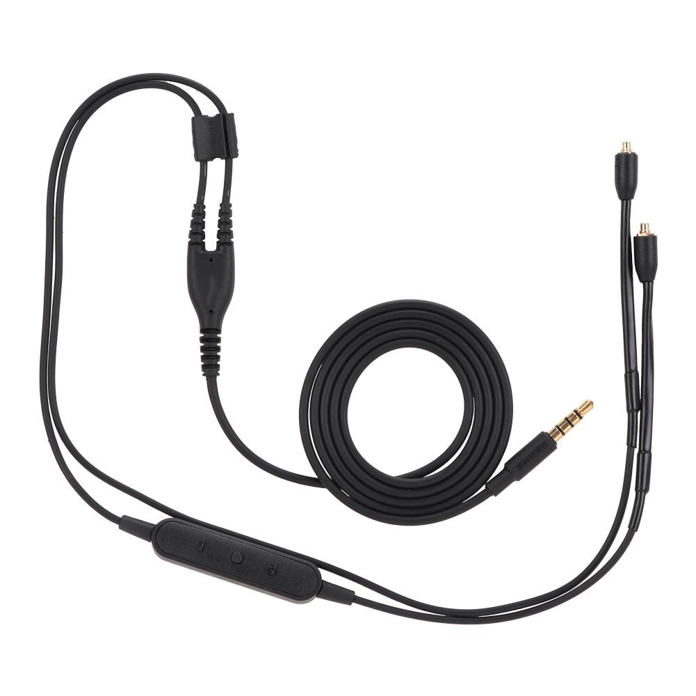 

Braided Headphone Wire Fit for se215 se425 se535 se846 ue900(Black with Microphone)