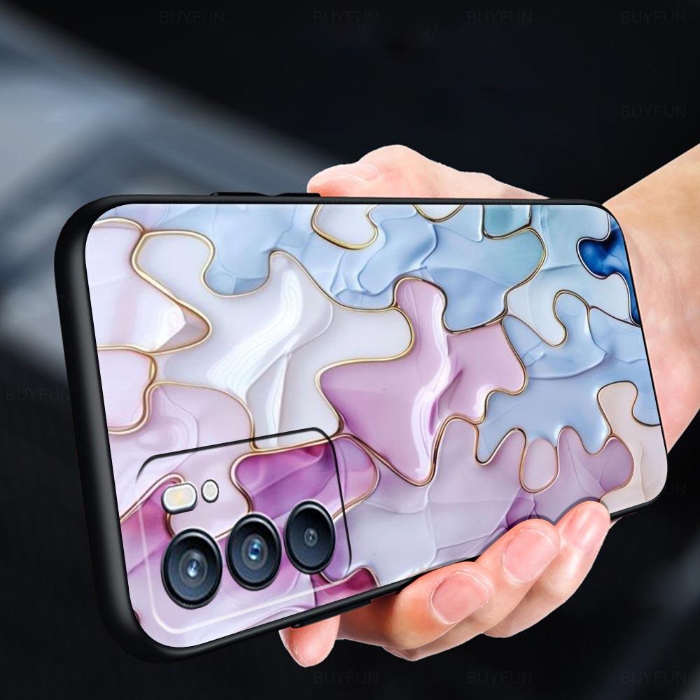 Folds Texture Phone Case For Oppo A17 A31 A54 A57 A78 A79 A98 Find X5 X6 Reno 6 7 8 10 11 12 13 F Pro 5G Soft TPU Cover Fundas