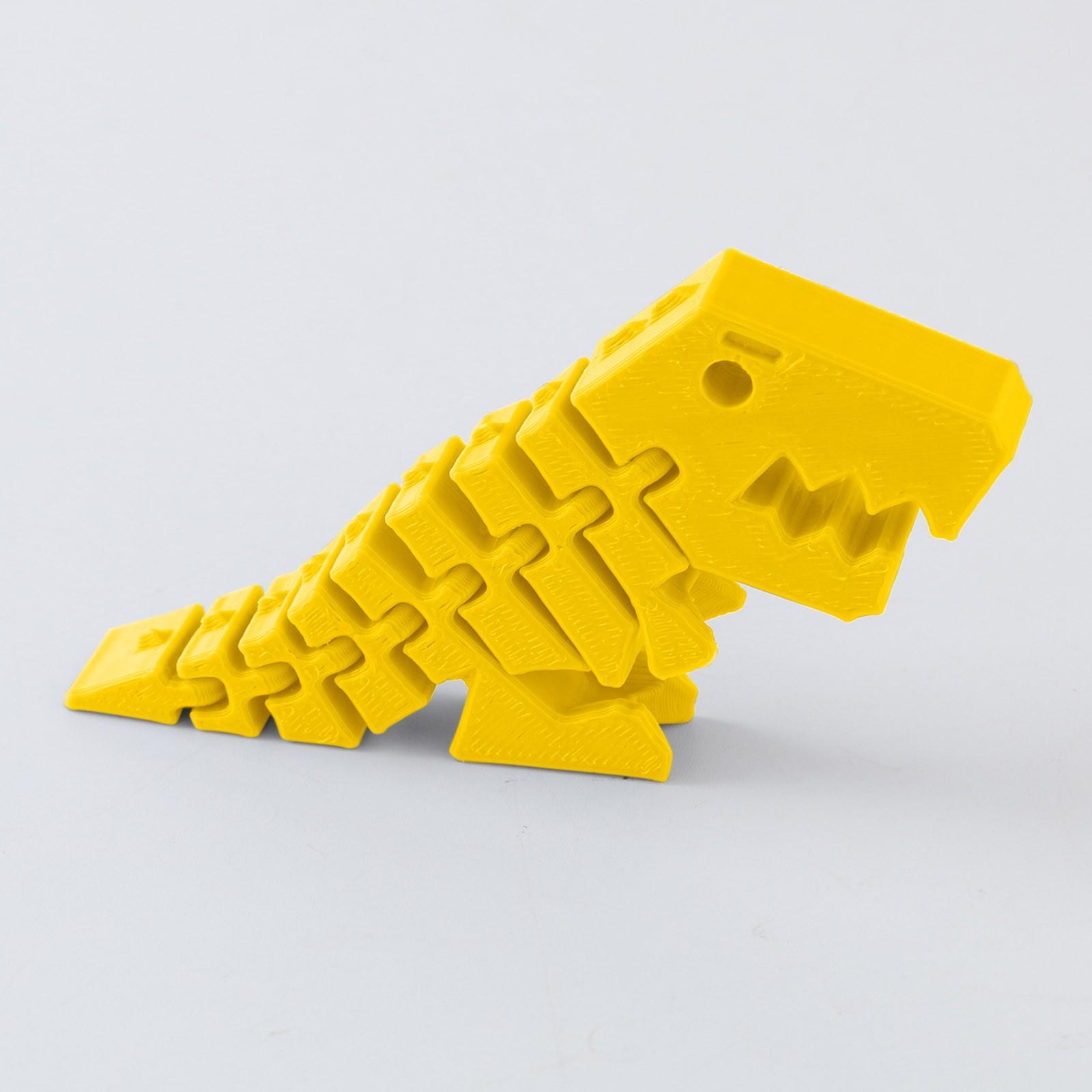 

3D-печать динозавра 3D-печать шарнирного червяка игрушка для взрослых и детей Таинственная игрушка динозавра One Size жёлтый