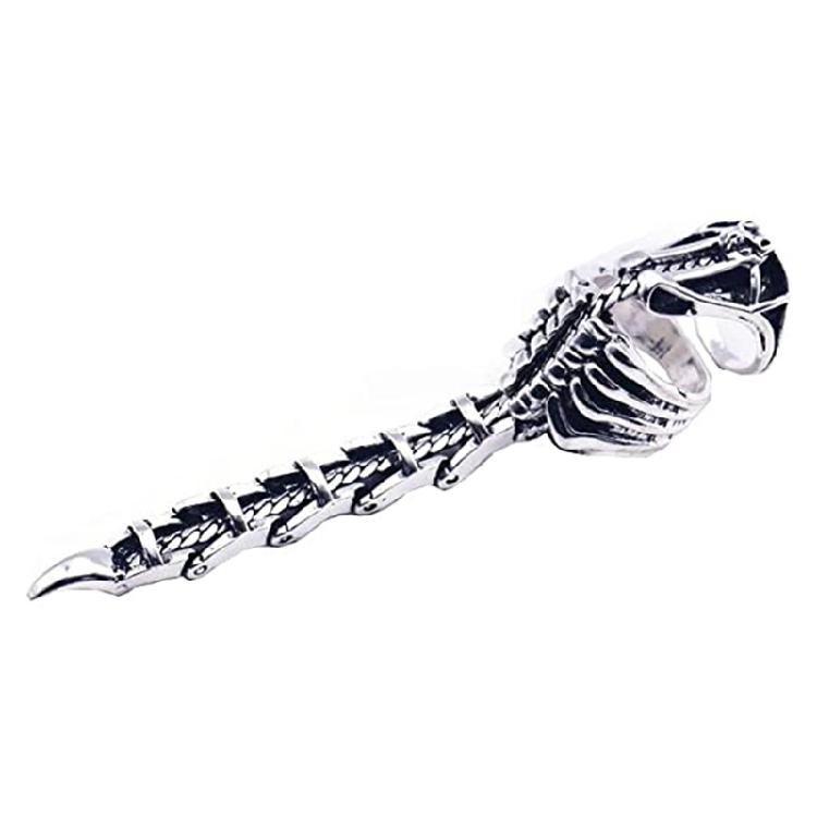 

Vintage Cool Gothic Scorpion Ring Metal Full Finger Rings Jewelry for Women Men 1