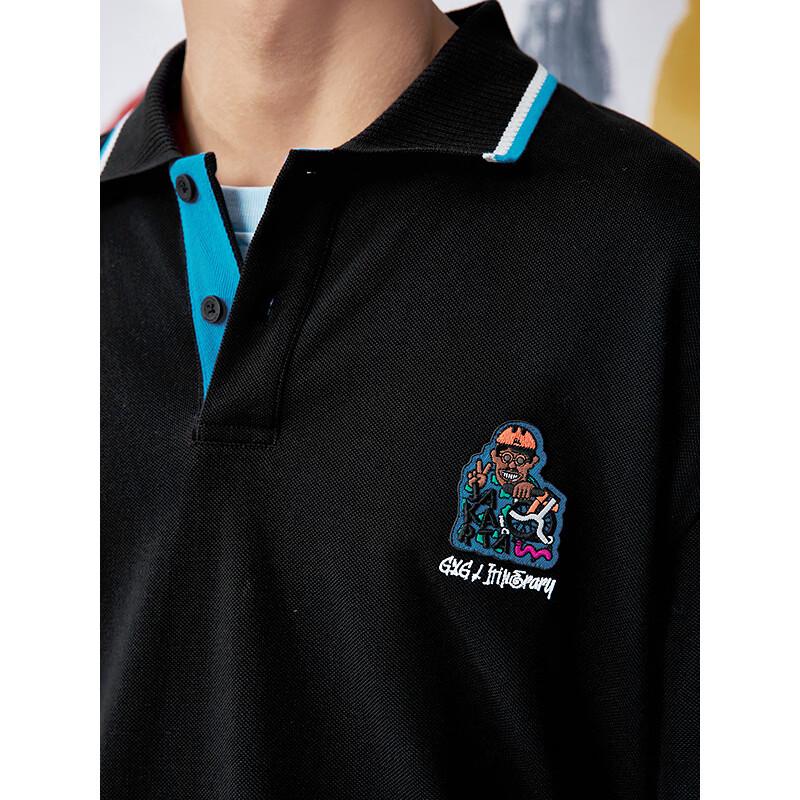 GXG Men's Collaborative Heavyweight Casual Polo Shirt