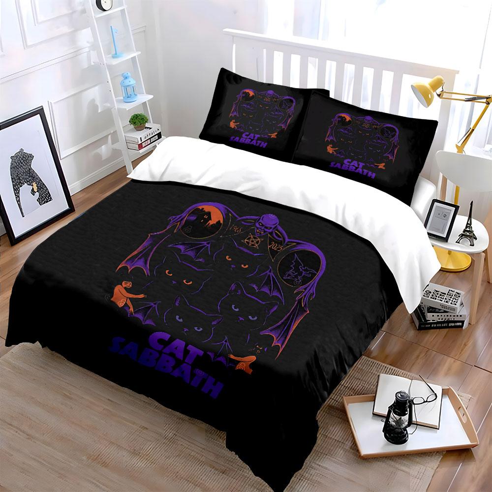 Hogwarts House Emblems Pattern Bedding Duvet Cover Set Duvet Cover Pillowcases (1*Duvet Cover 2*Pillowcases, without duvet insert)