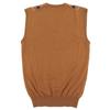 MIUMIU Excellent condition cashmere knit vest, brown, size 36, MMV042, made in 2012 Best 36 BrownUsed