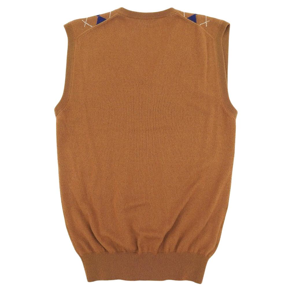 MIUMIU Excellent condition cashmere knit vest, brown, size 36, MMV042, made in 2012 Best 36 BrownUsed