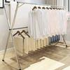 This X-shaped, extendable clothes drying rack for futons and other indoor items is made with lightweight, rust-resistant aluminum pipes. It's a space-