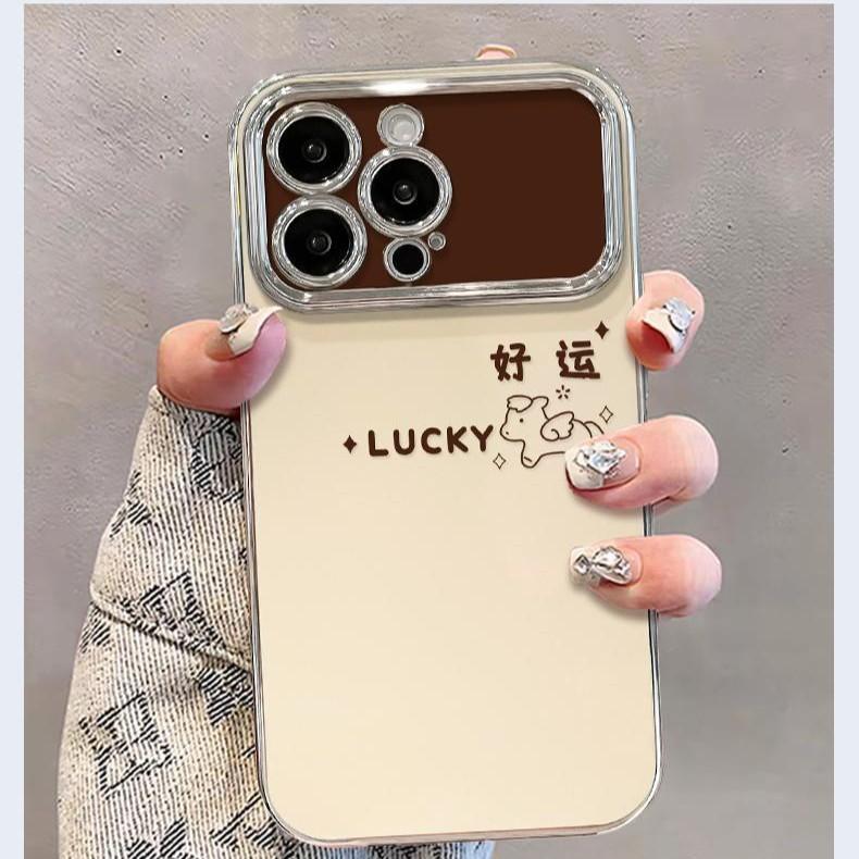 

Good Luck Horse for Apple Mobile Phone Case 16promax New 15promax Cartoon 14plus Electroplating 13 Soft Shell For Apple 7