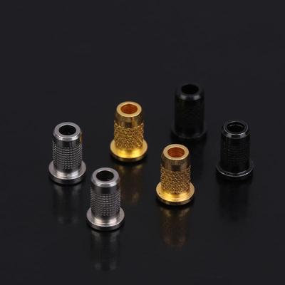 6 Pezzi Ferrule Passacorde in Ferro per Chitarra Elettrica Bushing Ricambi