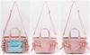 WEGO Ita Bag DIY Set with Sparkling Pearl Ribbon Perfect for Custom Live and Size Pink (Small Size) Decorations, Oshikatsu, Events, Performances,