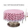 Pastoral Style PVC Tablecloth Lace Hem Oil Resistant Waterproof Tablecloth Flower Pattern Printed Design Round Table Cover