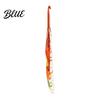 Decorative Crochet Needle Resin Hook for Beginners Crocheting Lovers 2.0mm-8.0mm Ergonomic Smooth Surface with Long Floral Handle Blankets,