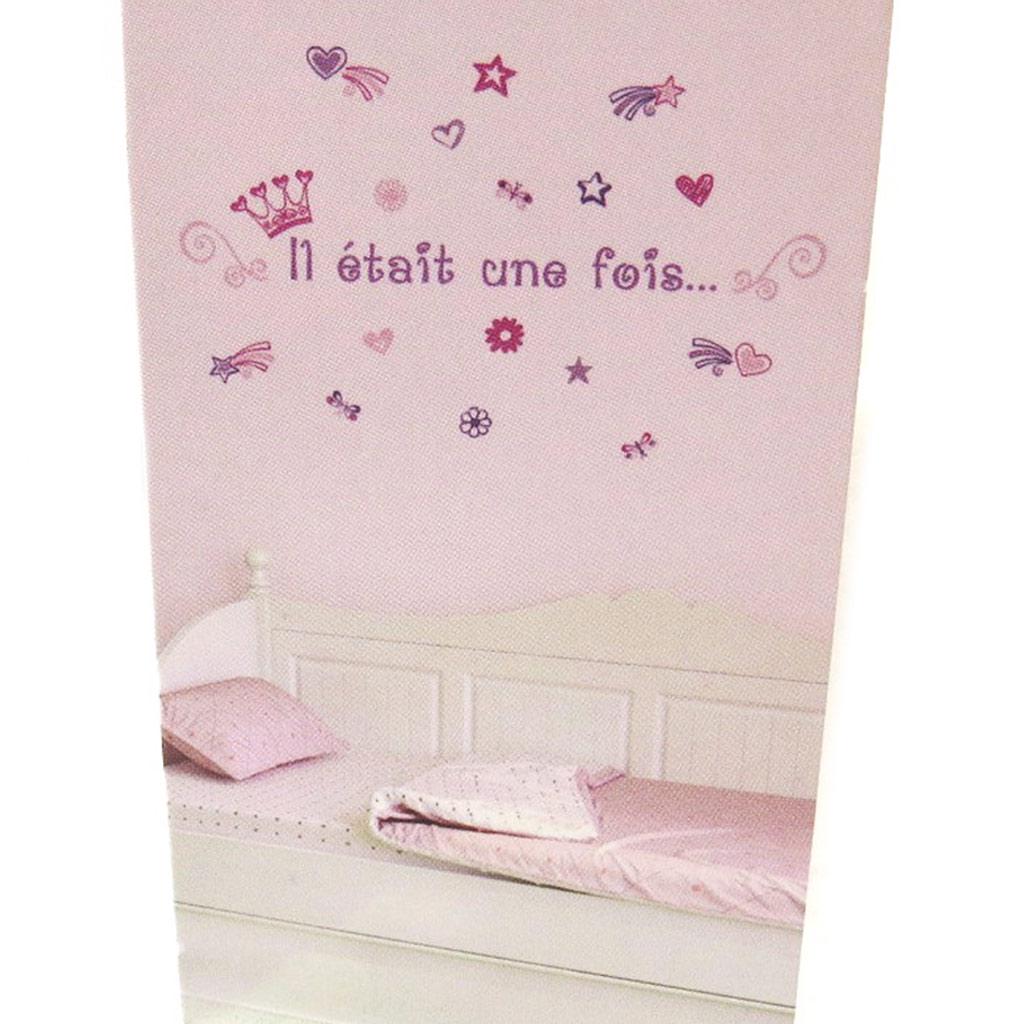 Les Trésors De Lily [N6198] - Planche de stickers 'Il était une fois' (50x70 cm)