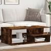 VidaXL Coffee Table Smoked Oak 102x55x35 Cm Engineered Wood, Side Table, Living Room Table, Accent Table, End 848014