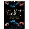 Fu-ck It 2026 Calendar for Tired Women, 2026 Fuck It Wall Calendar for Tired Women, Humor Hanging Month Calendar,Hanging Calendar for Home