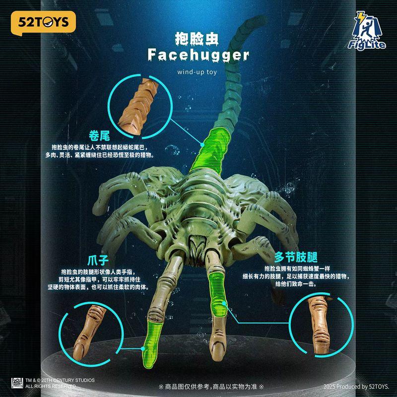 Auf Lager Beast Machines Lightning Dance Alien Ei Facehugger Figur Kriechmodell Statue Ornamente Spielzeug für Jungen Sammlerstücke