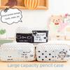 Cat Pattern Pencil Bag Multi-Layer Pen Bag Ins Style Pencil Case  For Girls