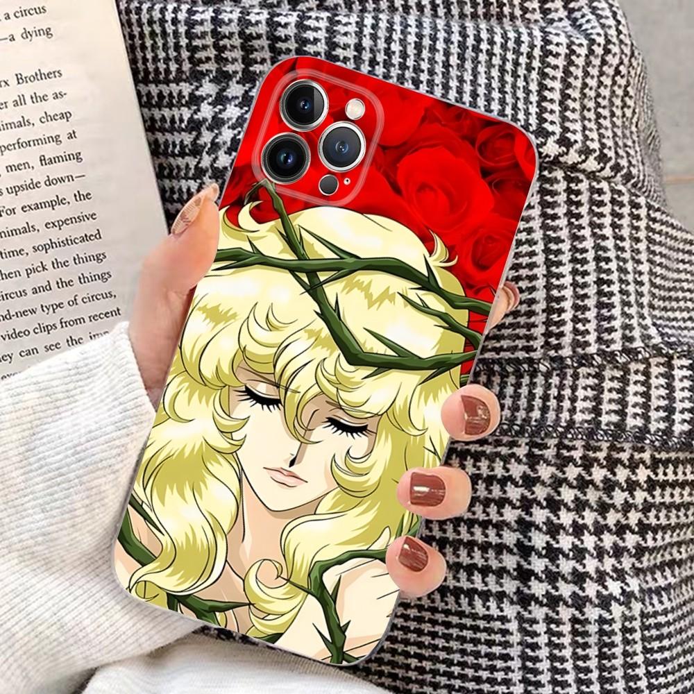 The Rose Of Versailles Phone Case For iPhone 15 14 11 12 13 Mini Pro XS Max Cover 6 7 8 Plus X XR SE 2020 Funda Shell