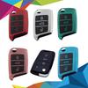 TPU Carbon Fiber Car Remote Key Cover Case Shell Key Fob for Polo Golf 7 MK7 Tiguan Passat Octavia Kodiaq Karoq Ateca Leon Protector Holder
