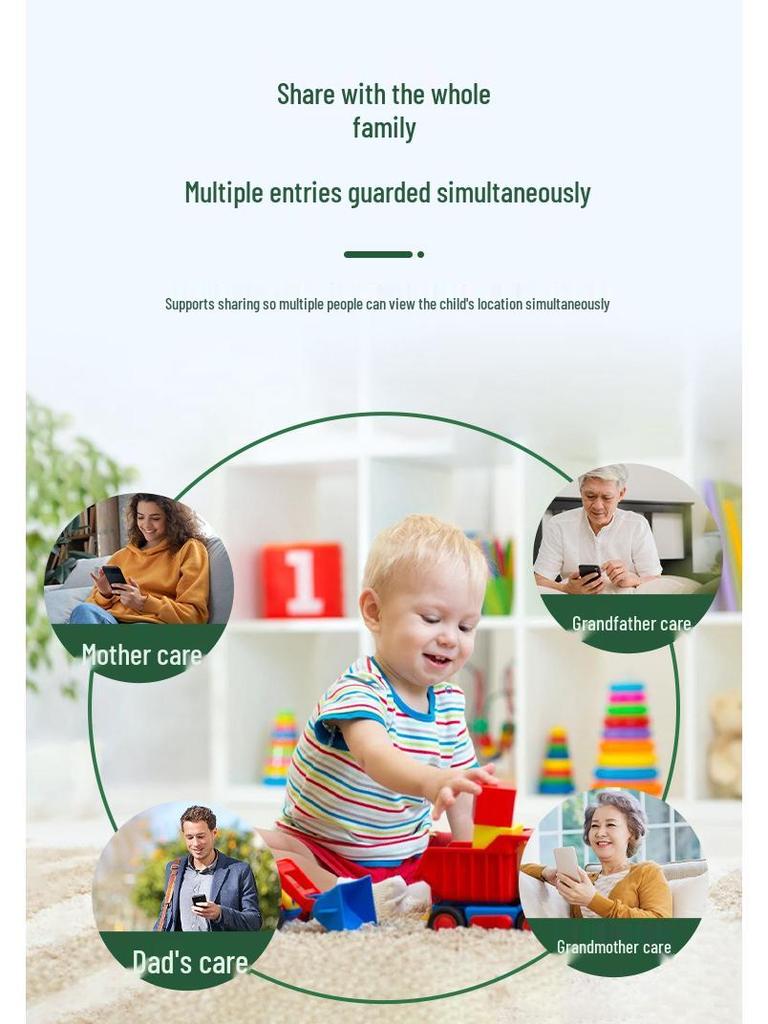 Universal GPS Pet & Elderly Tracker - Compatible with Android, HarmonyOS, and iOS