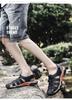 2023 Plus Size Men's Genuine Leather Closed-Toe Casual Outdoor Summer Sandals