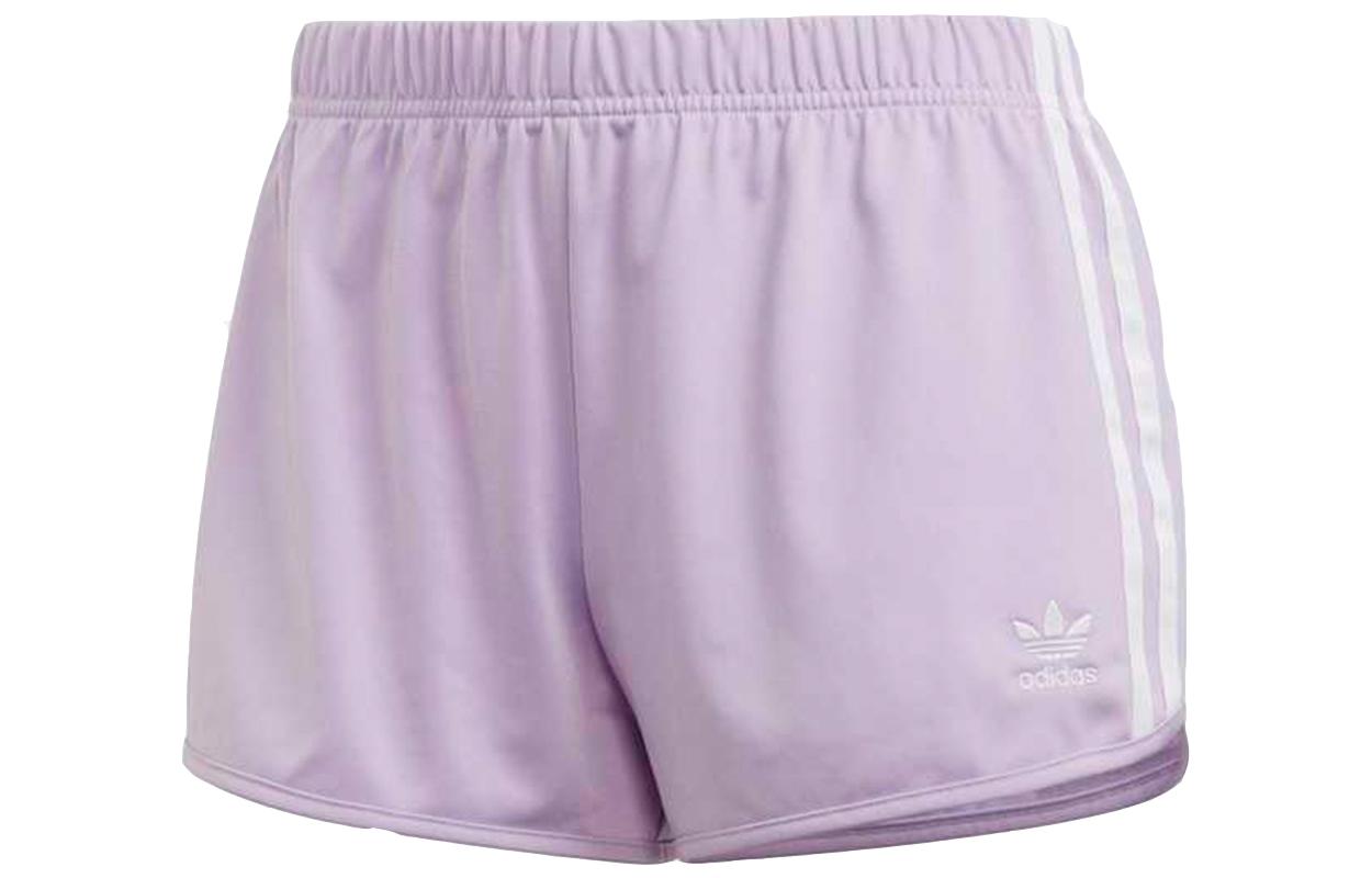 Adidas Originals Mock Eyelet Casual Shorts Women s Light Purple Moderate DV2558 36