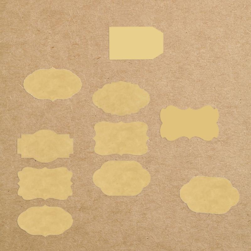 Household Labels Gift Sticker Adhesive Sticker Writeable Jams Label for Office Business Home Classroom Marking