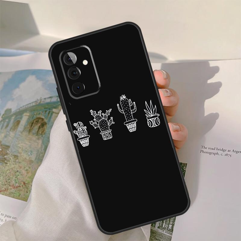 Cactus Pattern Case For Samsung Galaxy A55 A35 A15 A32 A12 A22 A52 A06 A54 A34 A14 A56 A36 A26 A16 A13 A53