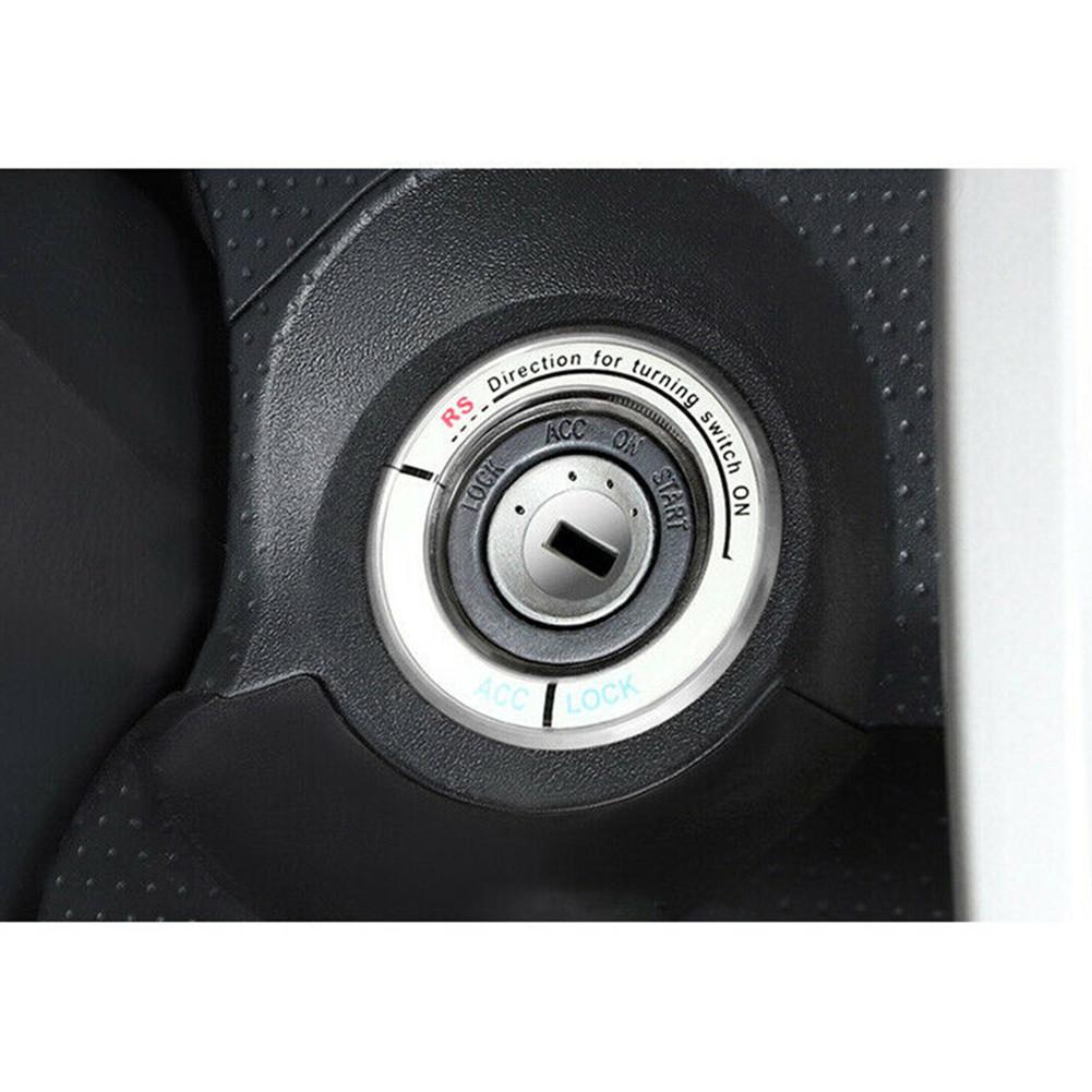 Premium Silber Aluminium Zündschalter Startknopf Rahmen für Toyota FJ Cruiser 072014 Langlebige Leistung