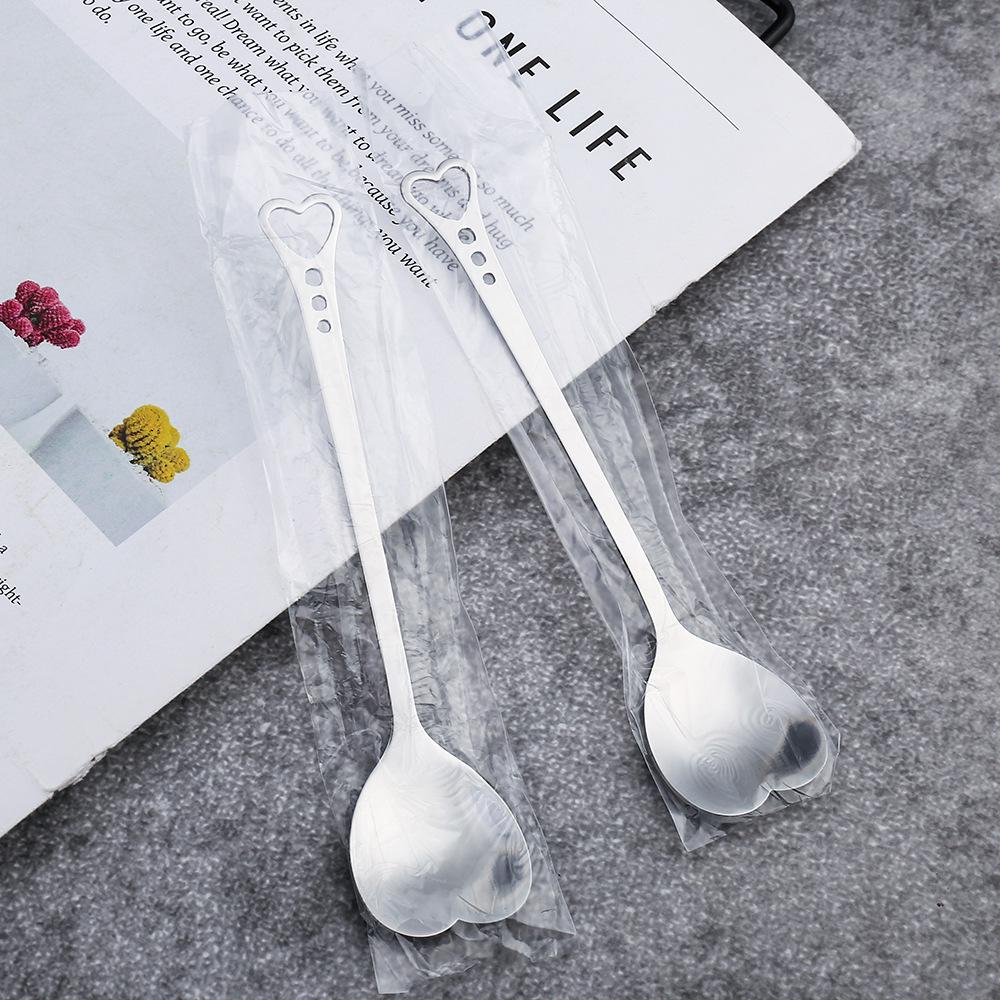 Creative Stainless Steel Love Dessert & Coffee Spoon - Wedding Gift & Stirring Spoon