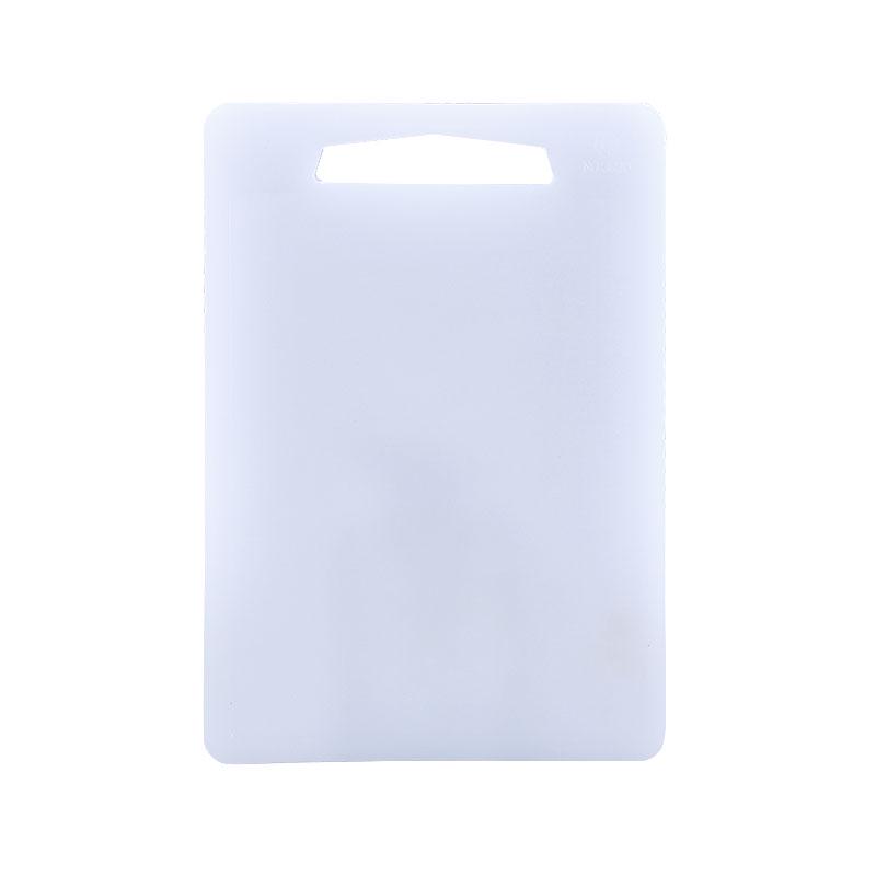 Thickened Non-Slip White PE Plastic Cutting Board - Mold-Proof, Large Rectangular Surface for Vegetables