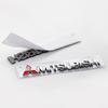 xksh2 ABS Letters Car Emblem Rear Trunk Badge Sticker Accessories For Mitsubishi 9 Ralliart X EX ASX L200 Colt Outlander Pajero Lancer