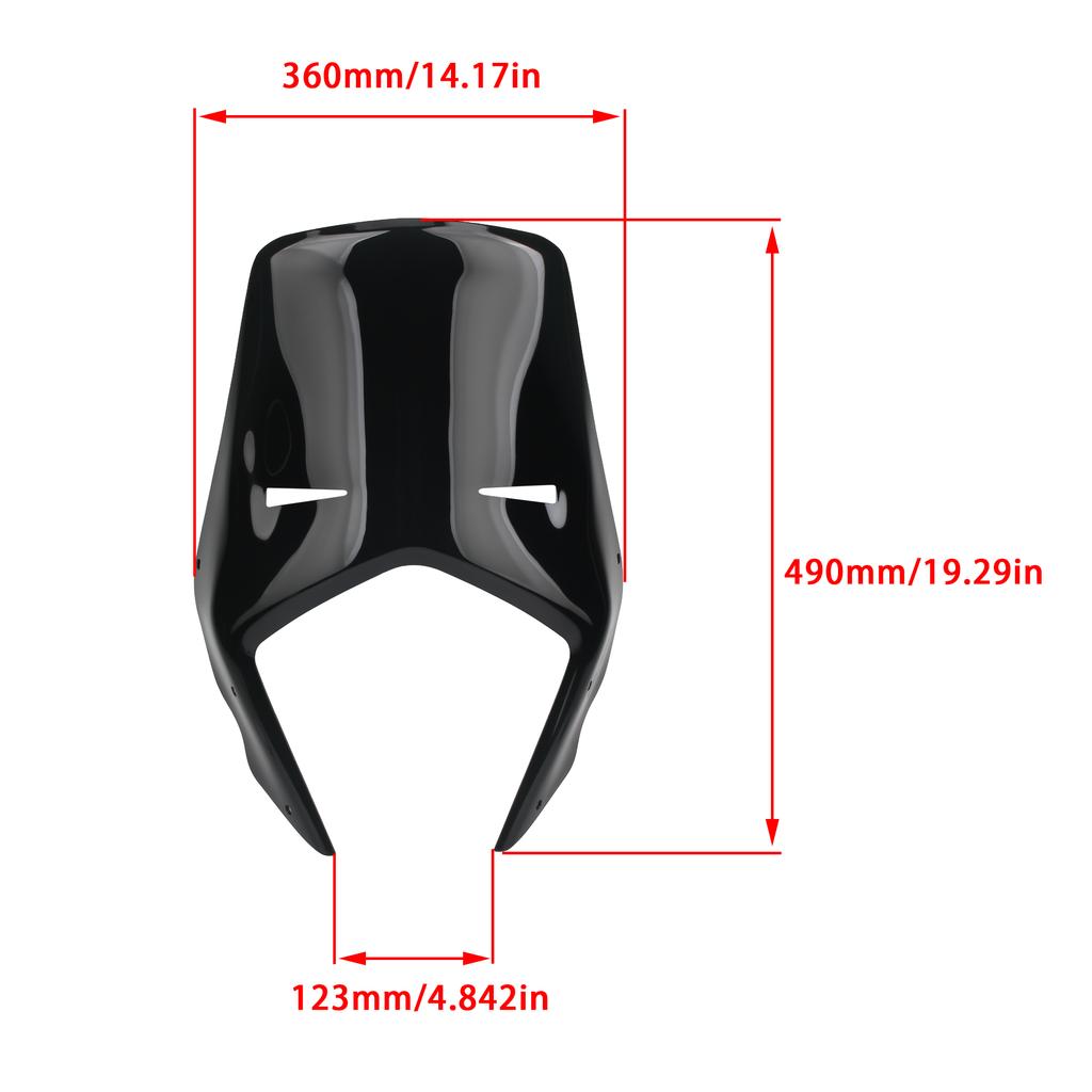 Motorcycle Windshield Windscreen Wind Deflector For KTM 390 790 890 Adventure ADV 2020-2022 Dirt Bike ABS Plastic Accessories
