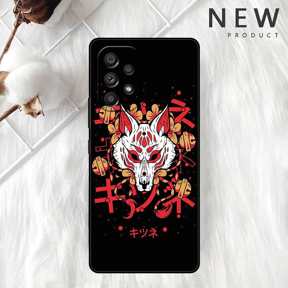 

Чехол-маска Самурая Они для Samsung Galaxy A52 A12 A51 A32 A21s A71 A32 5G A12 A22 A53 A31 A13 A72 A02s A41 A03 A04, чехол для телефона Samsung A53 5G