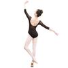 3/4 Sleeve Mesh Performance Costume Gymnastics Leotards Dance Wear Ballet Bodysuits Ballet Leotards