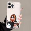 Cartoon Dog Soft Phone Cover Case for iPhone 17 Pro Max XS Max 14 Plus 13 Pro 7 8 Air 16 11 XR 12 Mini 15