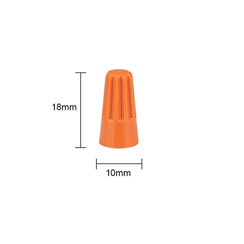 25pcs Quick Wire Connector Colorful Electrical Insulated Crimp Twist Terminal 0.2-10mm Nut Spring End Cap Connection