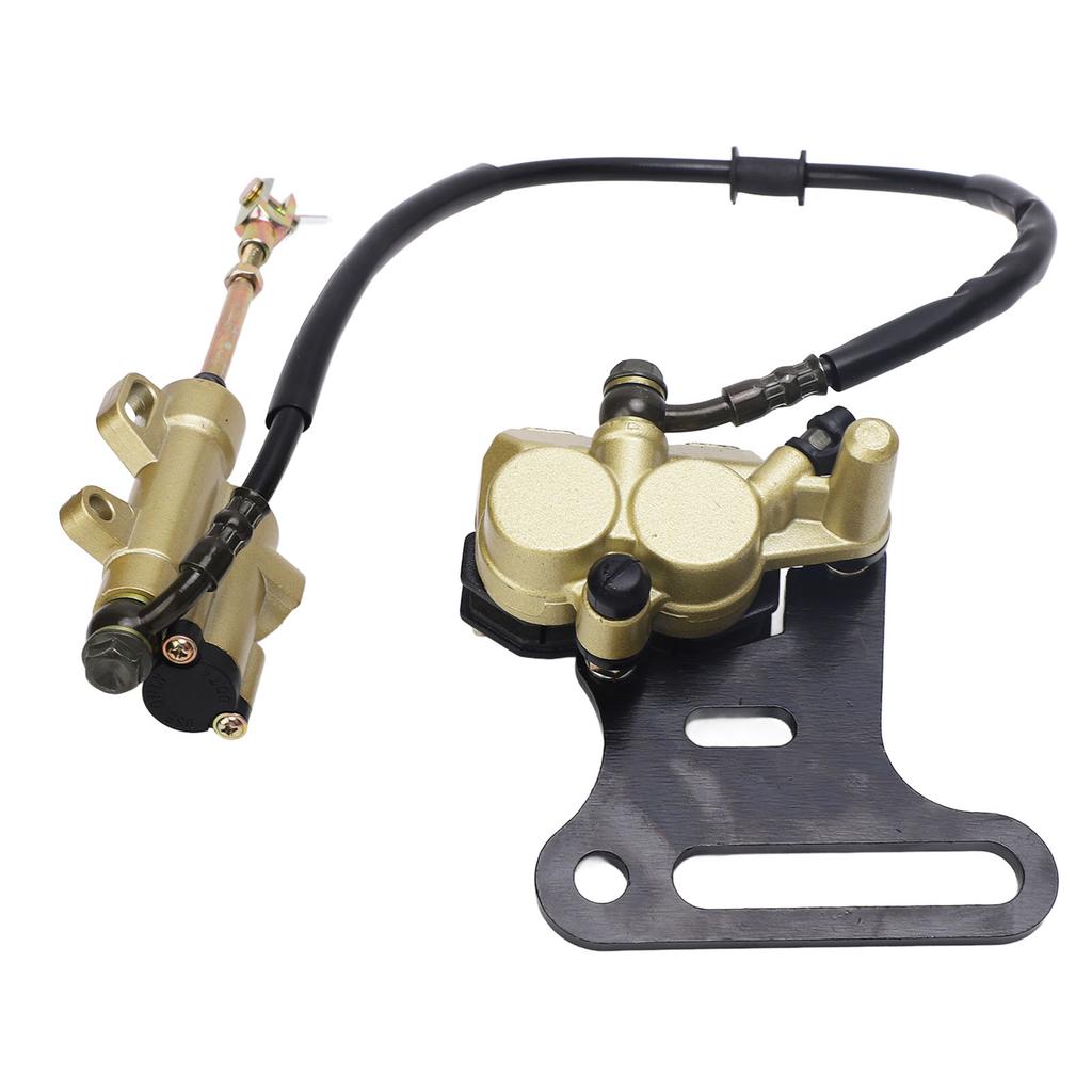 Rear Disc Hydraulic Brake Master Cylinder Kit Brake Master Cylinder Caliper Assembly for 50cc 70cc
